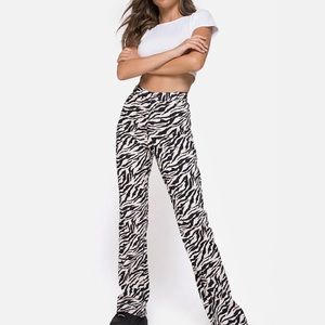 Zebra Print Motel Rocks Pants